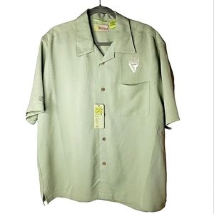 Cubavera Cuban Triad Racing Development Logo Rayon Blend NWT Large Camp Shirt